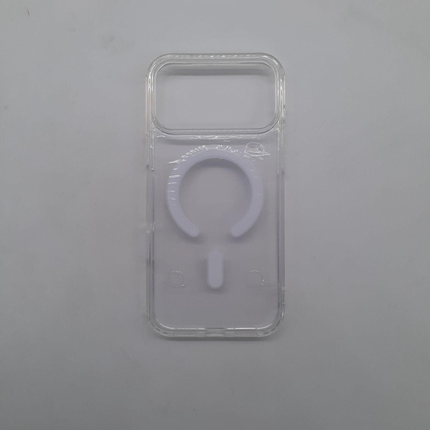 iPhone 17 Pro Max Clear MagSafe Compatible Case Magnetic Wireless Charging Cover