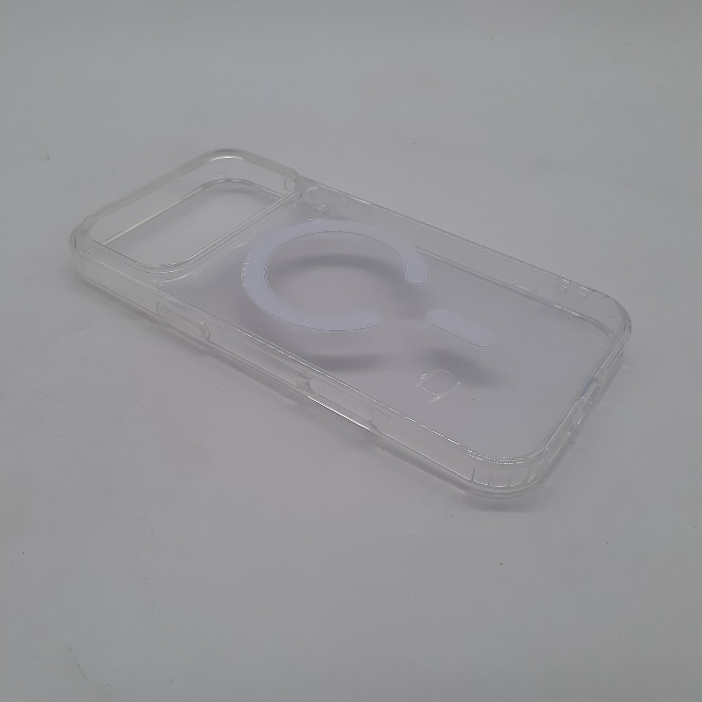 iPhone 17 Pro Max Clear MagSafe Compatible Case Magnetic Wireless Charging Cover