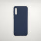 Samsung A50 bundle pack of 3 Silicone case slim black red blue back covers
