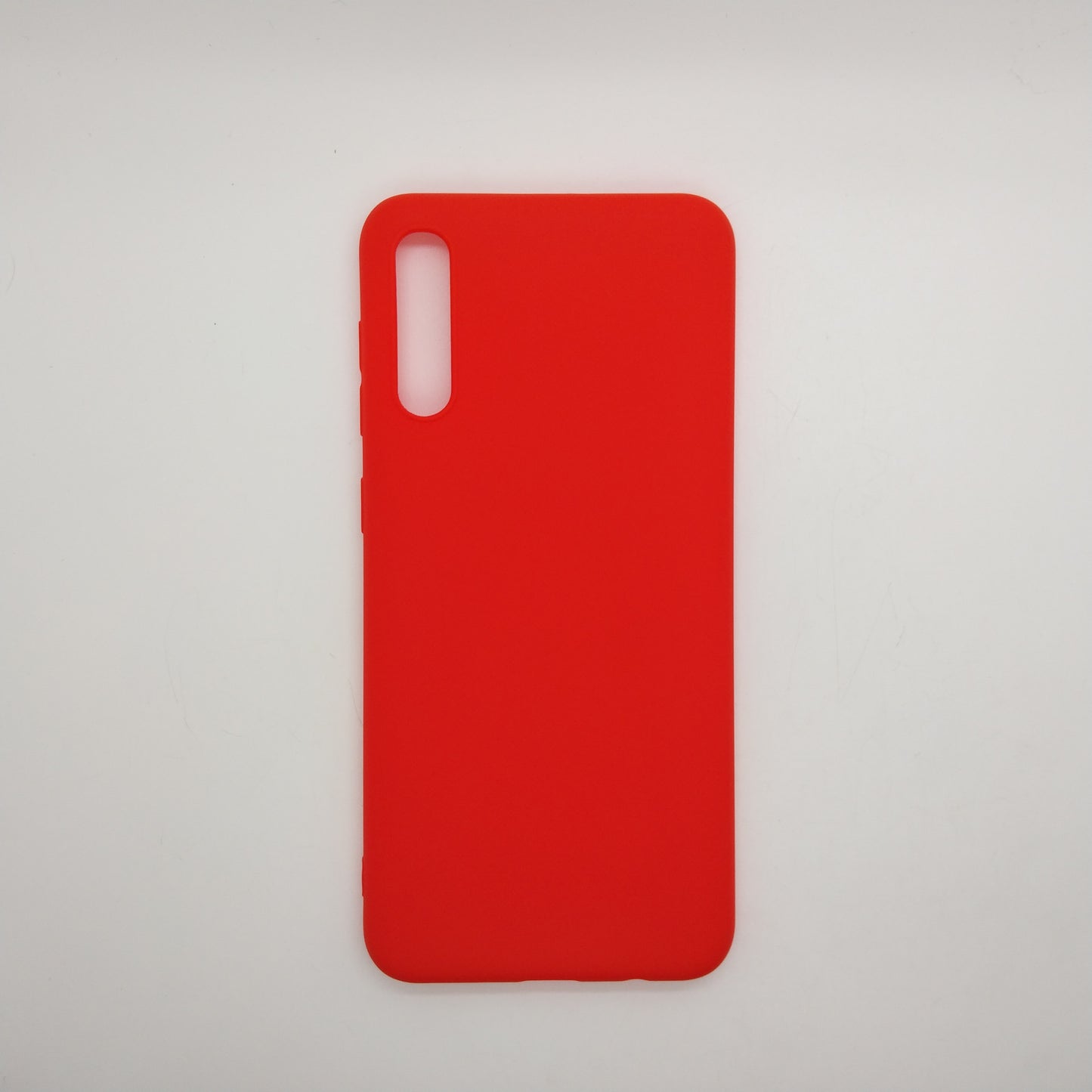 Samsung A50 bundle pack of 3 Silicone case slim black red blue back covers