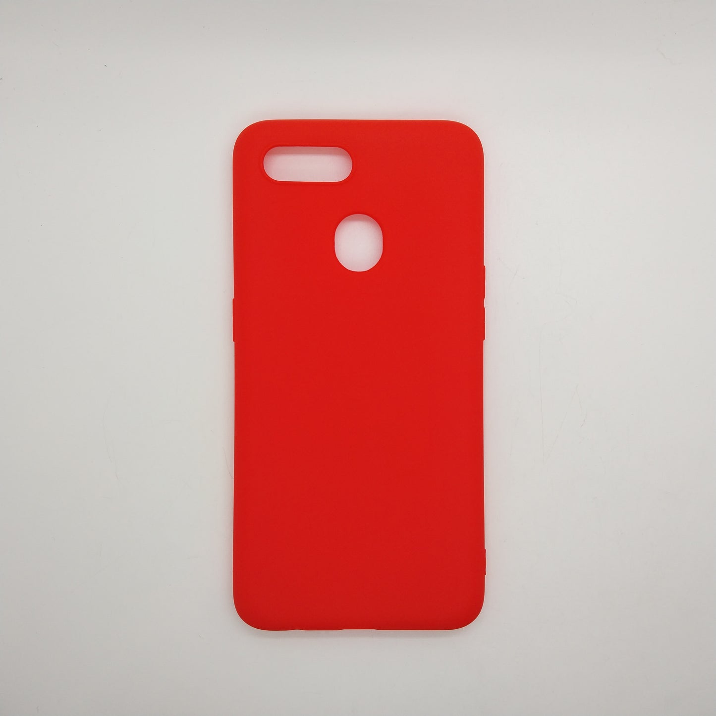 OPPO A5s bundle pack of 3 Silicone case slim black red blue back covers