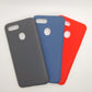 OPPO A5s bundle pack of 3 Silicone case slim black red blue back covers