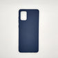 Samsung A71 bundle pack of 3 Silicone case slim black red blue back covers