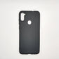 Samsung M11 bundle pack of 3 Silicone case slim black red blue back covers