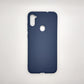 Samsung M11 bundle pack of 3 Silicone case slim black red blue back covers