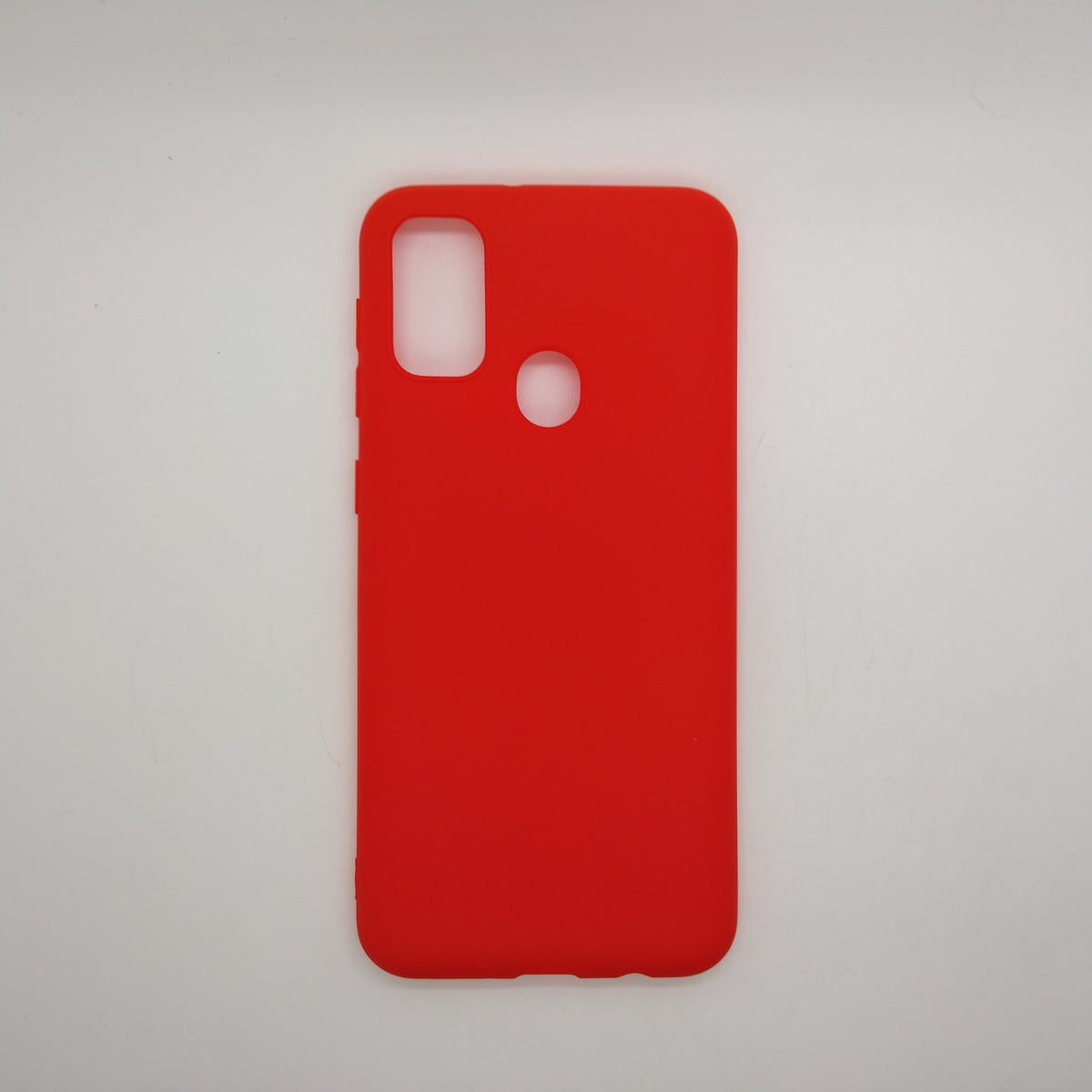 Samsung M21 bundle pack of 3 Silicone case slim black red blue back covers