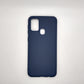 Samsung M31 bundle pack of 3 Silicone case slim black red blue back covers