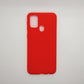 Samsung M31 bundle pack of 3 Silicone case slim black red blue back covers