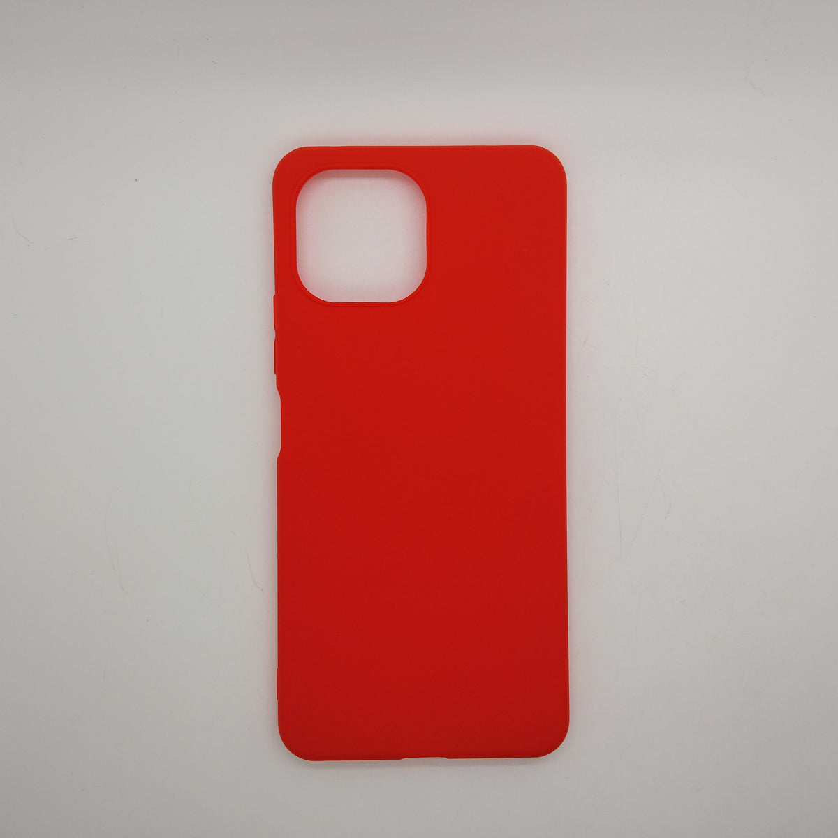 Xiaomi Mi 11 Lite bundle pack of 3 Silicone case slim black red blue back covers