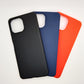 Xiaomi Mi 11 Lite bundle pack of 3 Silicone case slim black red blue back covers