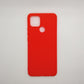 OPPO A15 bundle pack of 3 Silicone case slim black red blue back covers