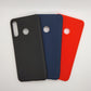 Huawei P30 Lite bundle pack of 3 Silicone case slim black red blue back covers