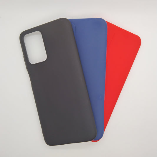 Redmi 10 bundle pack of 3 Silicone case slim black red blue back covers
