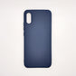 Redmi 9A bundle pack of 3 Silicone case slim black red blue back covers
