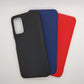 Redmi 9T bundle pack of 3 Silicone case slim black red blue back covers