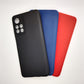 Redmi Note 11 bundle pack of 3 Silicone case slim black red blue back covers