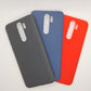 Redmi Note 8 Pro bundle pack of 3 Silicone case slim black red blue back covers