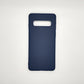 Samsung S10 bundle pack of 3 Silicone case slim black red blue back covers