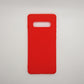 Samsung S10 Plus bundle pack of 3 Silicone case slim black red blue back covers