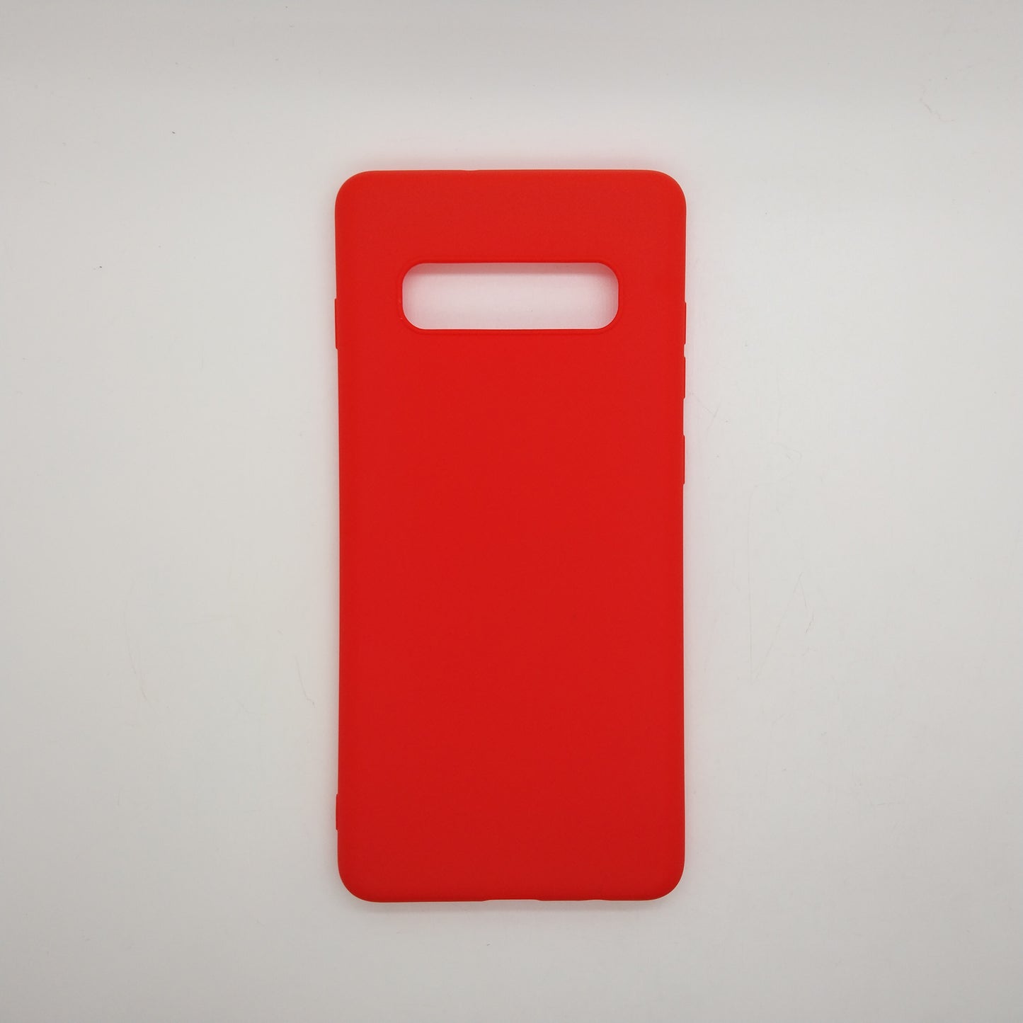 Samsung S10 Plus bundle pack of 3 Silicone case slim black red blue back covers