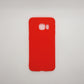 Samsung S6 Edge bundle pack of 3 Silicone case slim black red blue back covers