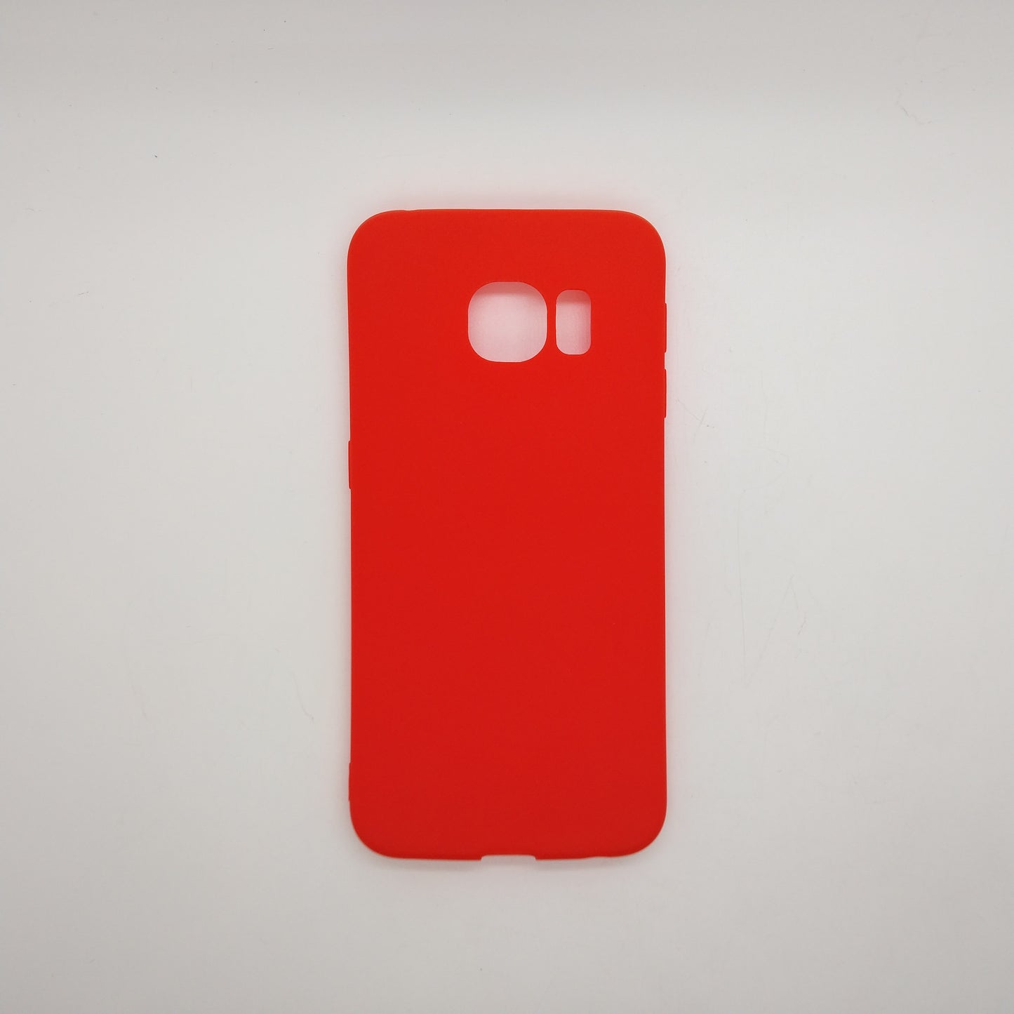 Samsung S6 Edge bundle pack of 3 Silicone case slim black red blue back covers