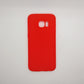 Samsung S7 Edge bundle pack of 3 Silicone case slim black red blue back covers