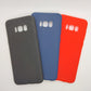Samsung S8 Plus bundle pack of 3 Silicone case slim black red blue back covers