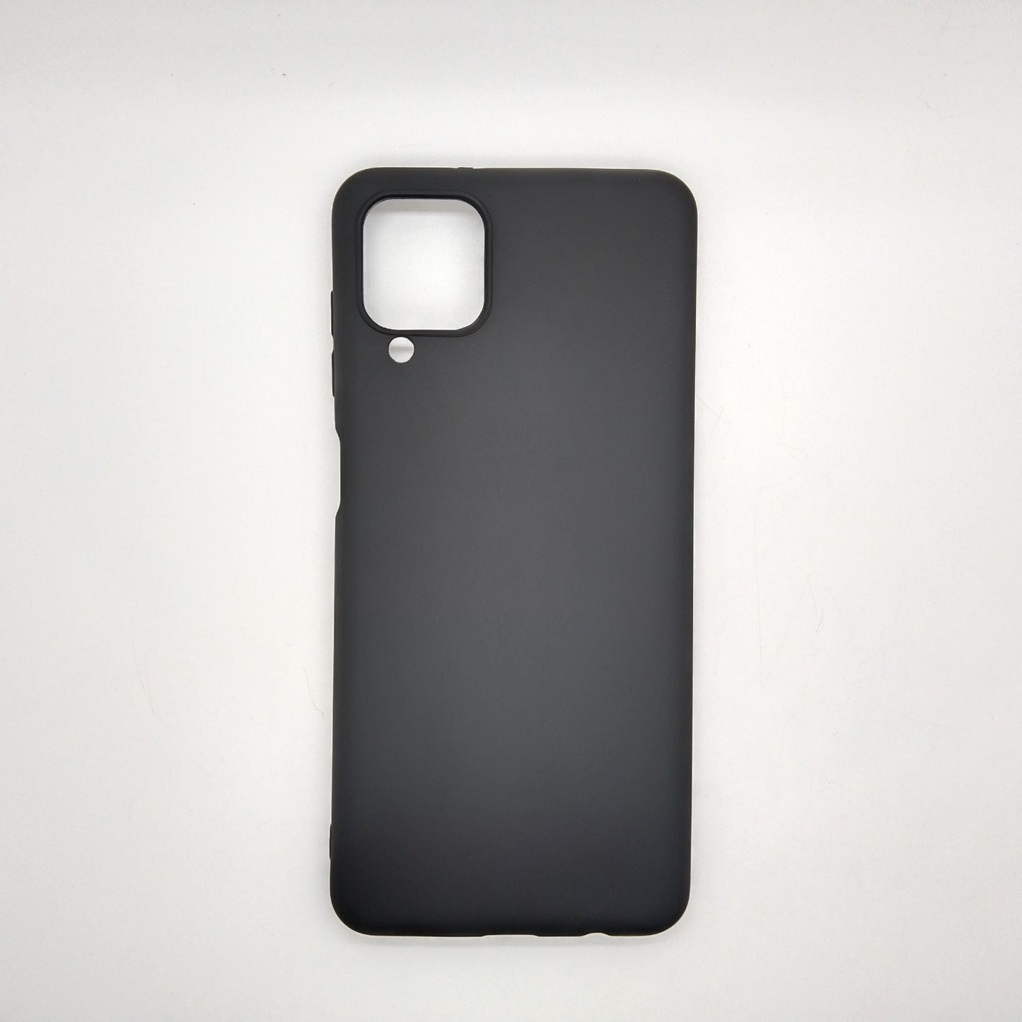 Samsung A12 bundle pack of 3 Silicone case slim black red blue back covers