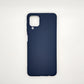 Samsung A12 bundle pack of 3 Silicone case slim black red blue back covers