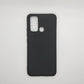 Vivo Y30 bundle pack of 3 Silicone case slim black red blue back covers