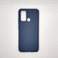 Vivo Y30 bundle pack of 3 Silicone case slim black red blue back covers