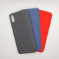 Vivo Y1s bundle pack of 3 Silicone case slim black red blue back covers
