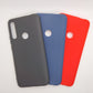 Huawei Y9 Prime bundle pack of 3 Silicone case slim black red blue back covers