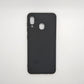 Samsung A20 bundle pack of 3 Silicone case slim black red blue back covers