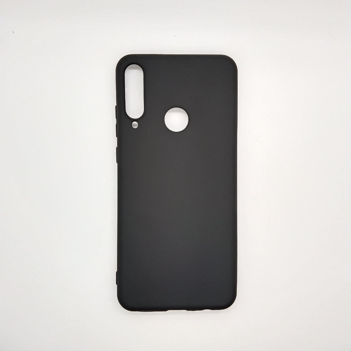 Huawei Y6p bundle pack of 3 Silicone case slim black red blue back covers