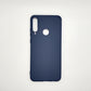 Huawei Y6p bundle pack of 3 Silicone case slim black red blue back covers