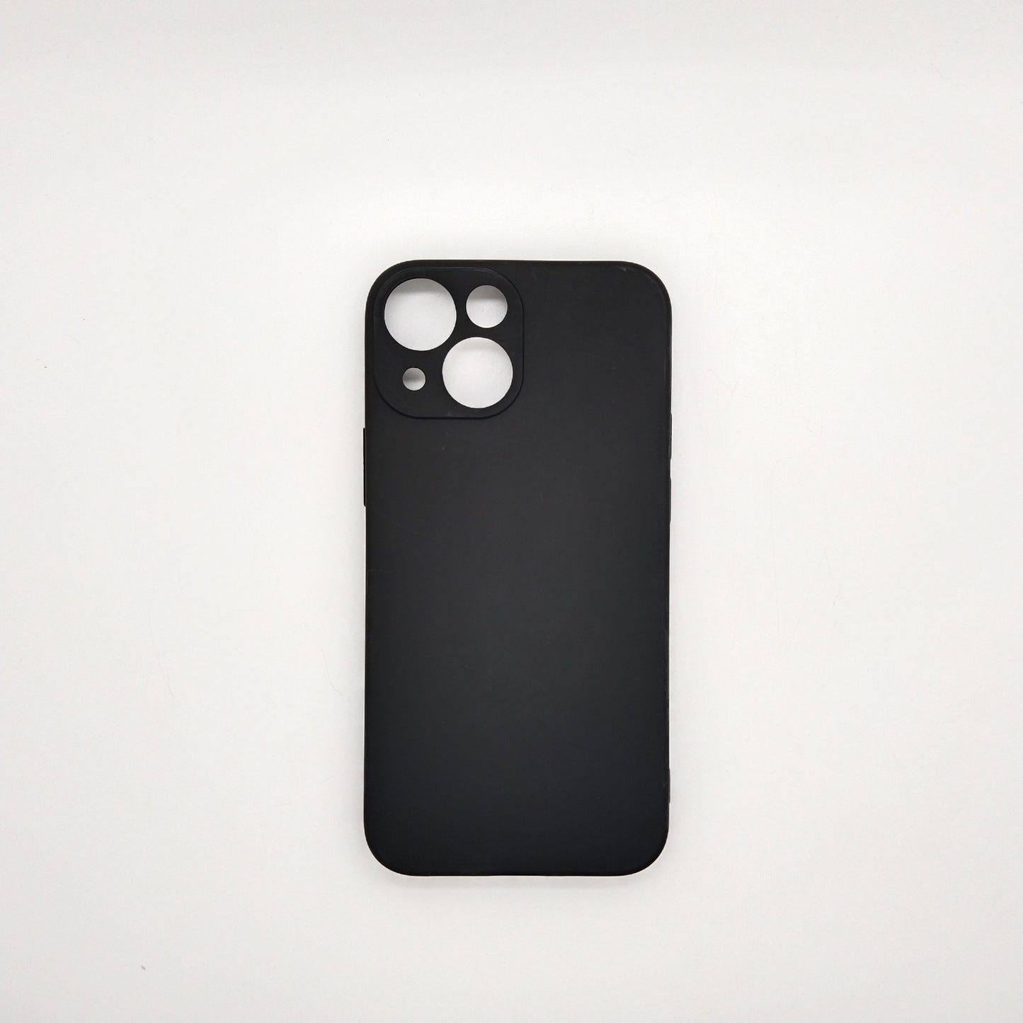 iPhone 13 Mini bundle pack of 3 Silicone case slim black red blue back covers