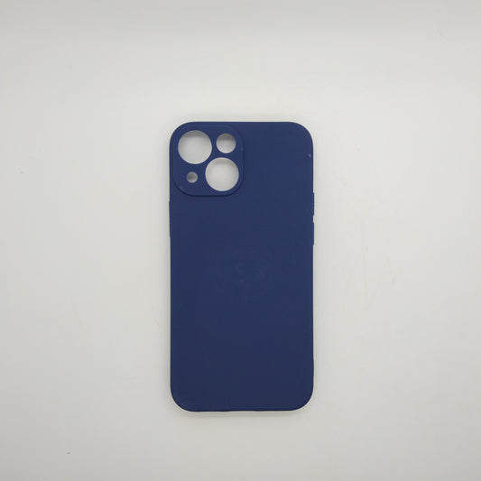 iPhone 13 Mini bundle pack of 3 Silicone case slim black red blue back covers