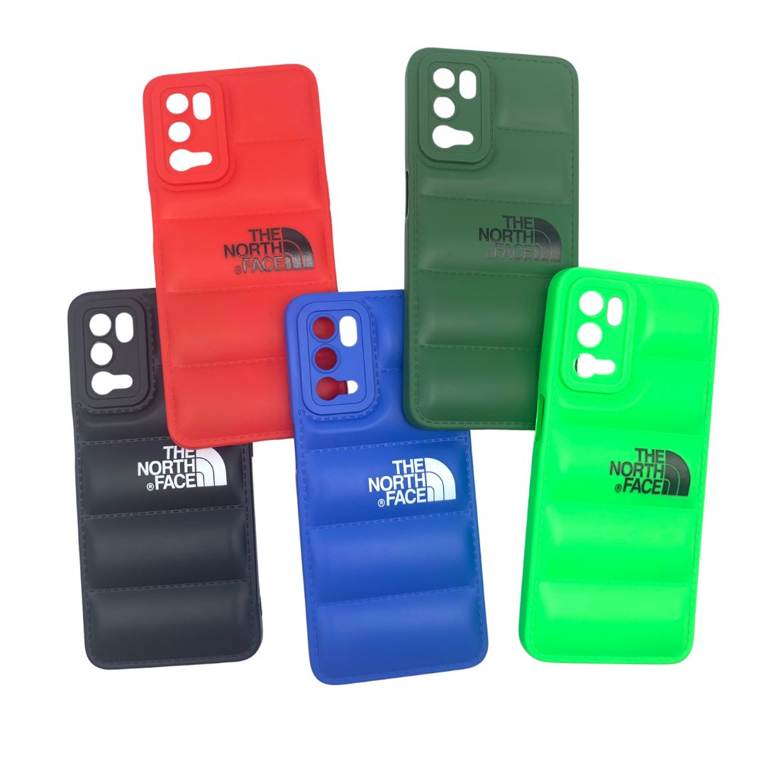 OPPO A55 Puffer Jacket Case Shock-Absorbing Air Cushion Back Cover