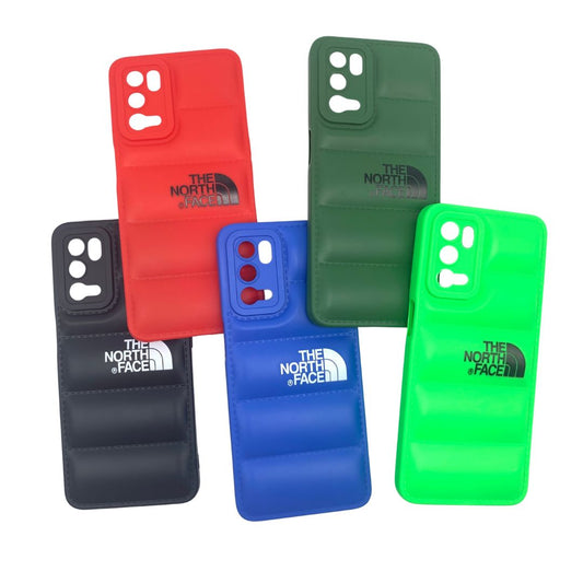 OPPO A55 Puffer Jacket Case Shock-Absorbing Air Cushion Back Cover