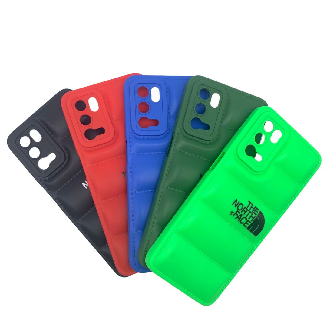 OPPO A55 Puffer Jacket Case Shock-Absorbing Air Cushion Back Cover