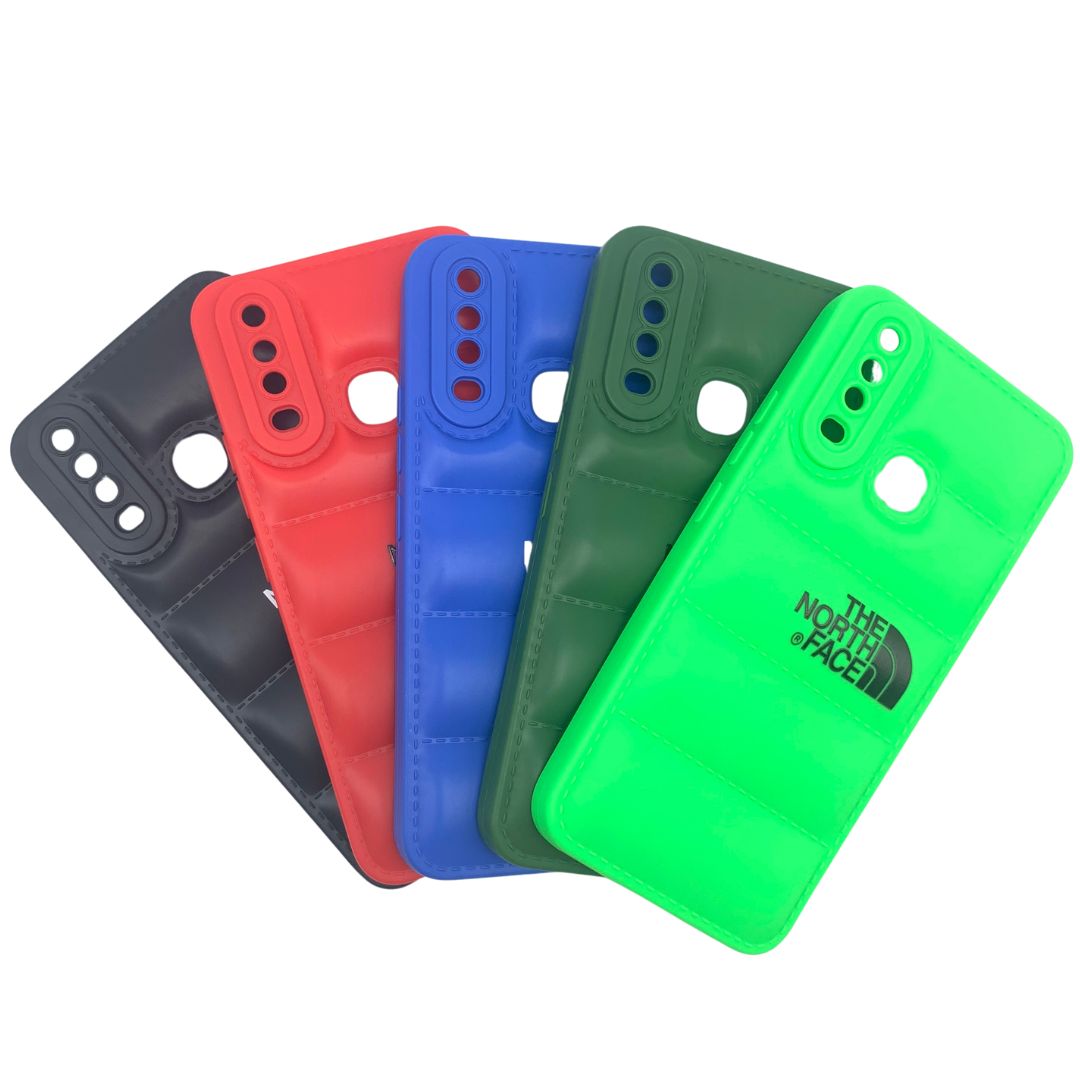 Vivo Y17 Puffer Jacket Case Shock-Absorbing Air Cushion Back Cover