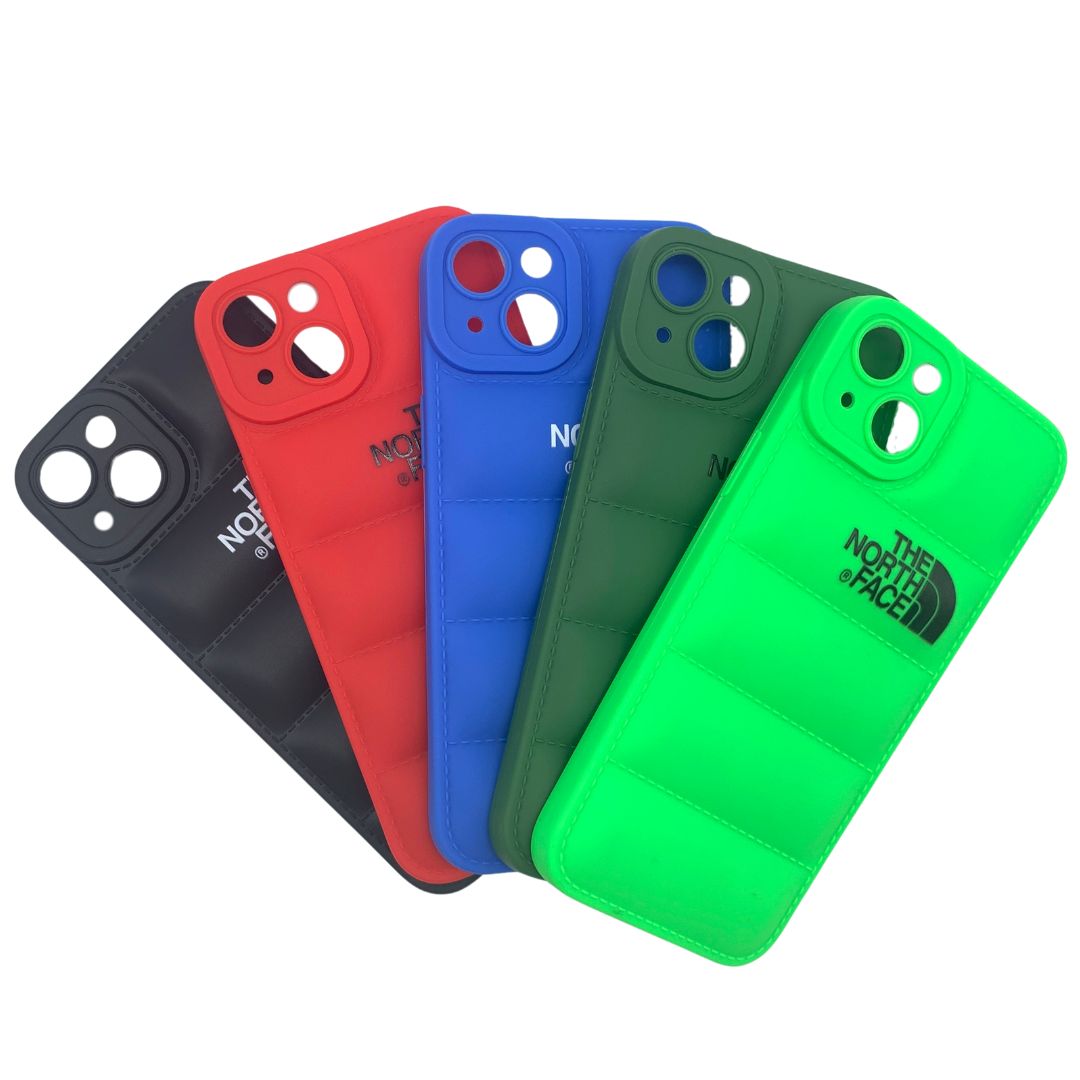 iPhone 15 Puffer Jacket Case Shock-Absorbing Air Cushion Back Cover
