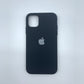 apple silicone case Velvet inner cover Hard back cover for iPhone 11