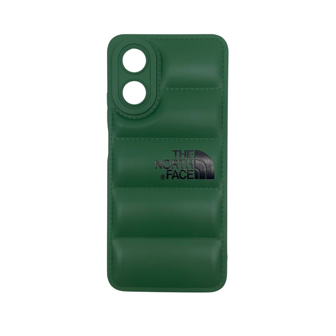 OPPO A17 Puffer Jacket Case Shock-Absorbing Air Cushion Back Cover
