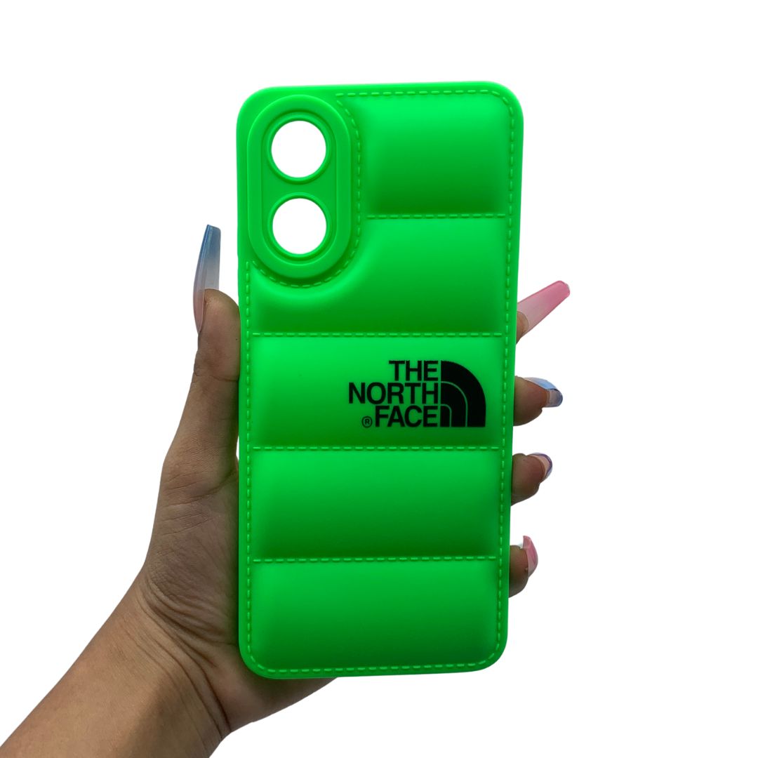 OPPO A17 Puffer Jacket Case Shock-Absorbing Air Cushion Back Cover