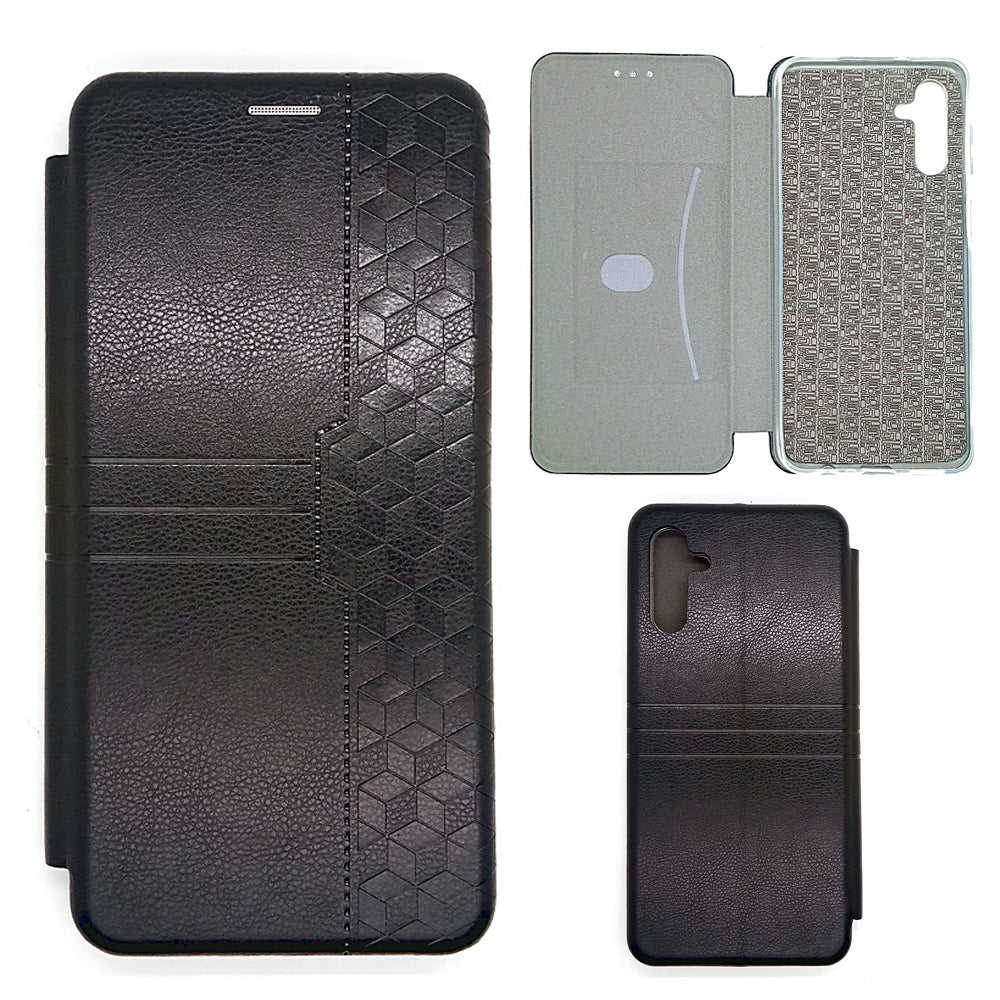 Samsung A04s Leather Pouch Case Premium Leather texture full cover