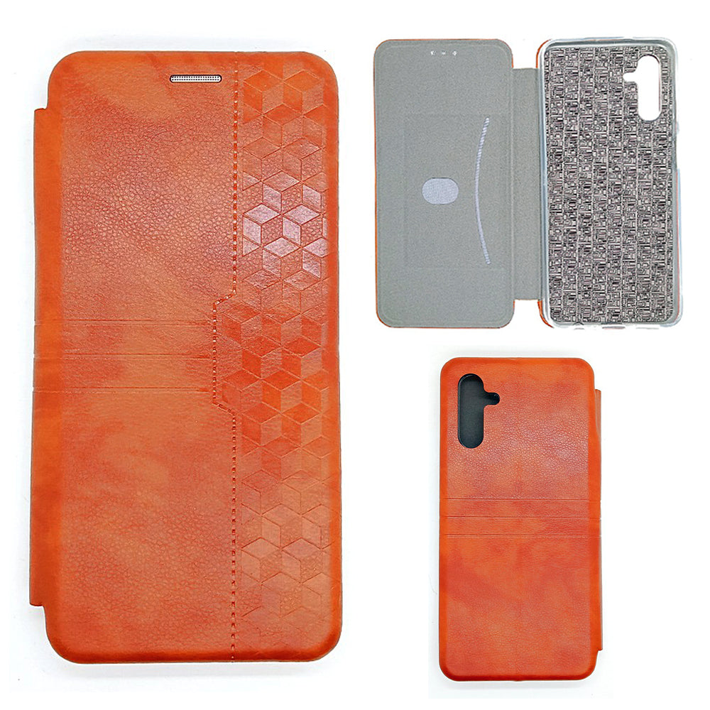 Samsung A04s Leather Pouch Case Premium Leather texture full cover