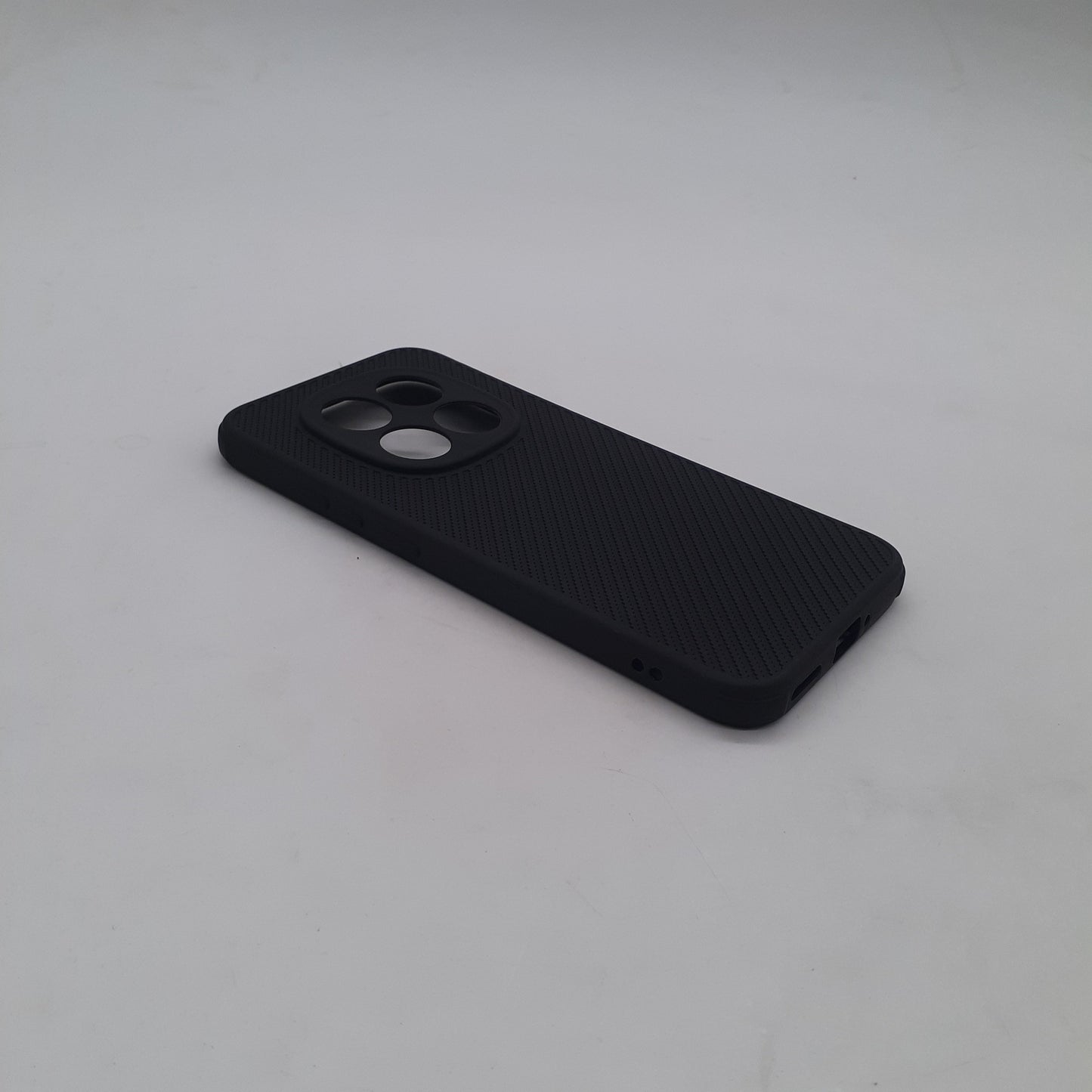 Redmi Note 15 Pro Carbon Fiber texture Hard Rubber armour back cover shock-porof case